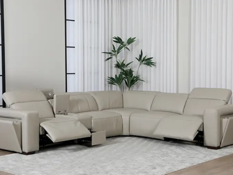 Sofa Set L-Shape 7 Seater